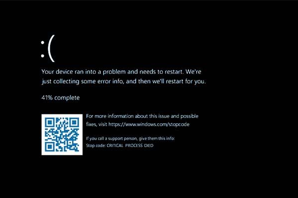 Синий экран в Windows: что это такое