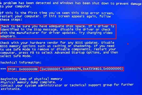 Синий экран в Windows: что это такое