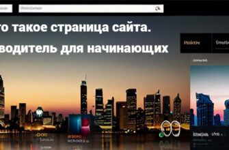 Что такое страница сайта. Путеводитель для начинающих